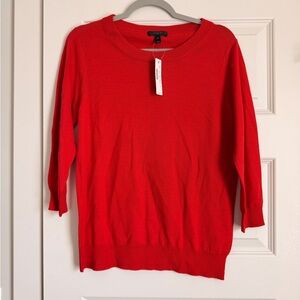Brand new! J. Crew red sweater. Medium